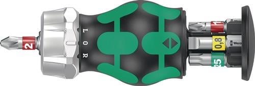 Wera Magazinbithalter KK Stubby Magazin RA 1 6tlg. Schlitz / PH / TORX - 5008883001