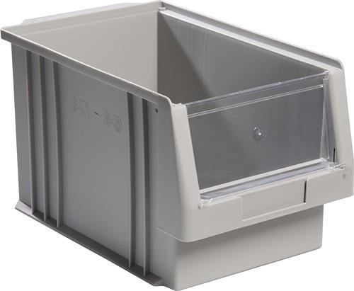 LA-KA-PE Sichtlagerkasten PLK L330 x B213 x H200 mm PP grau - 01450 02 05