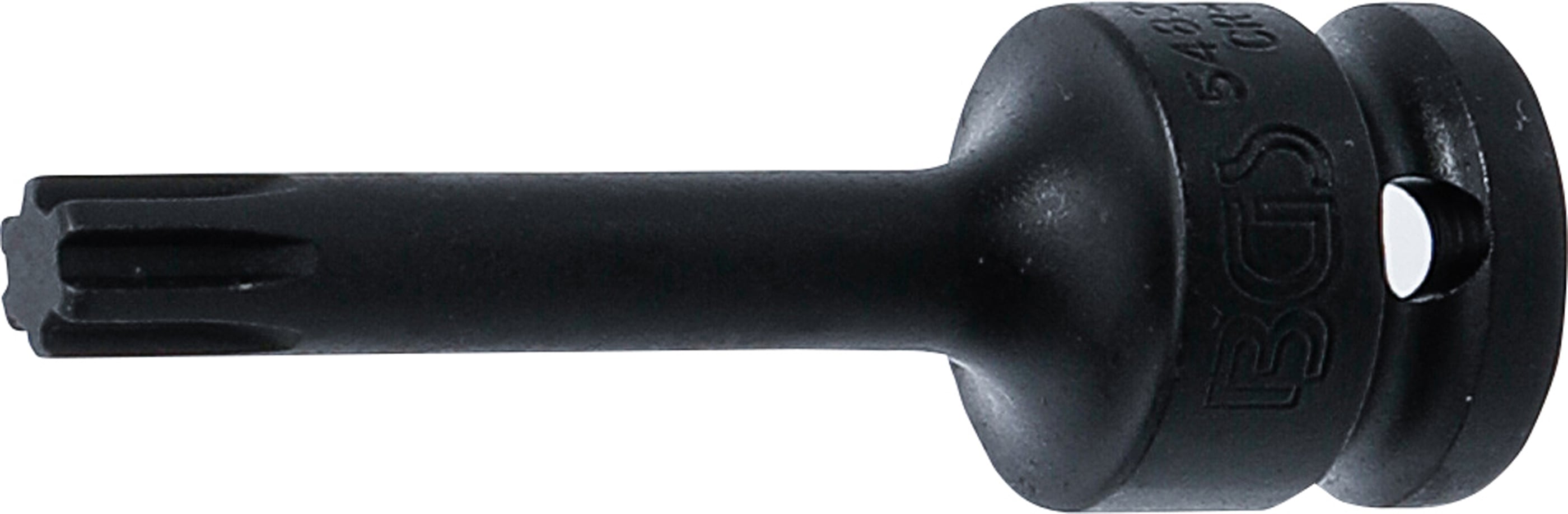 BGS Kraft-Bit-Einsatz Antrieb Innenvierkant 12,5 mm (1/2") Keil-Profil (für RIBE) M9 - 5483-M9