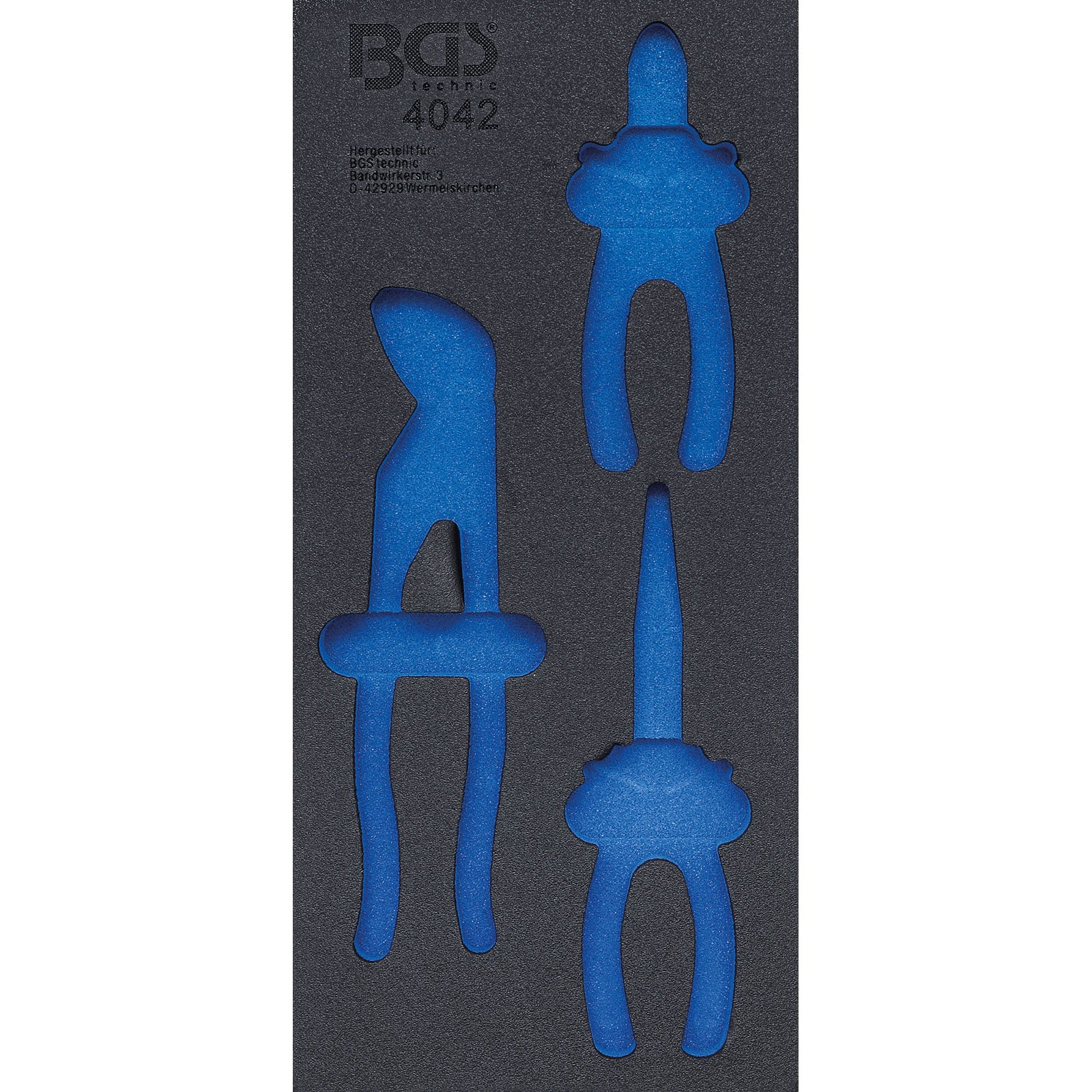 BGS Werkstattwageneinlage 1/3 leer für Art. 4042 - 4042-1