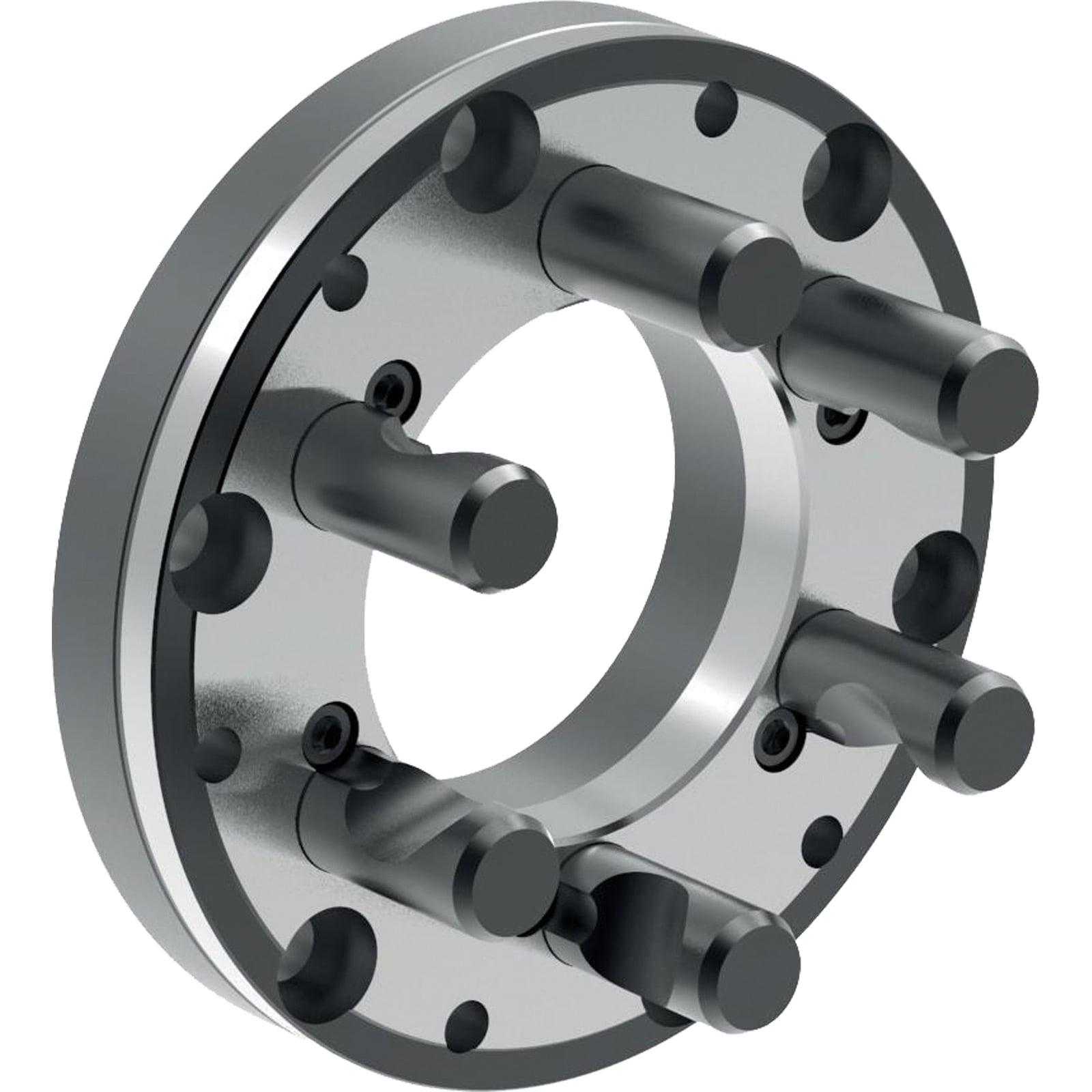 Röhm Stahl-Zwischenflansch nach DIN ISO 702-2 Flanschgröße 4 Ø 160 futterseitig nach DIN 6350 - 182966
