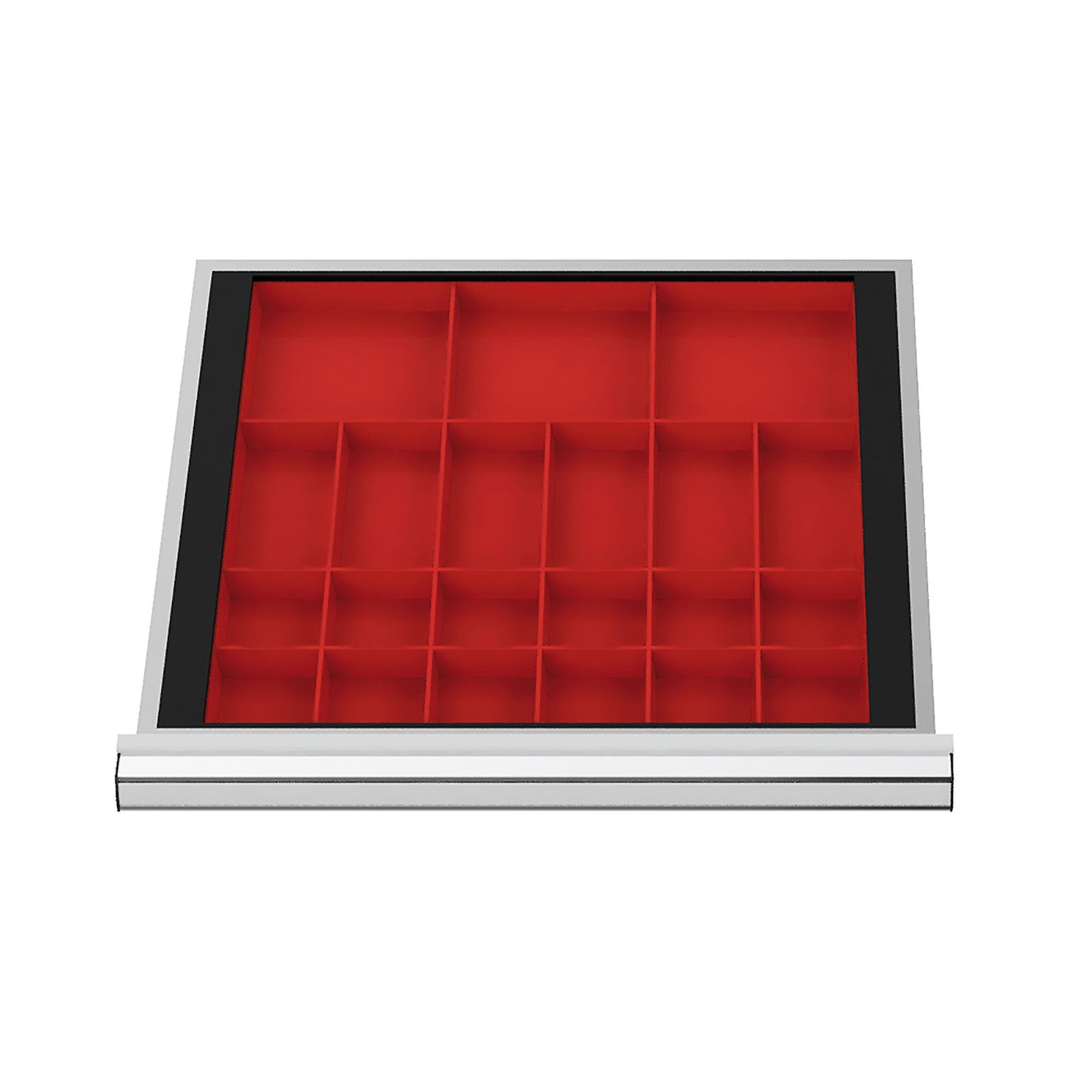 WS24 Schubladeneinteilung Kleinteilekästen BLH 100 mm Innenmaß 500 x 450 mm - WS24-100164