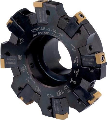 Scheibenfräser ISO 125H04N-S90CN10N18 Tiefe 34mm m. Wendeplatte Schneid-D.125mm