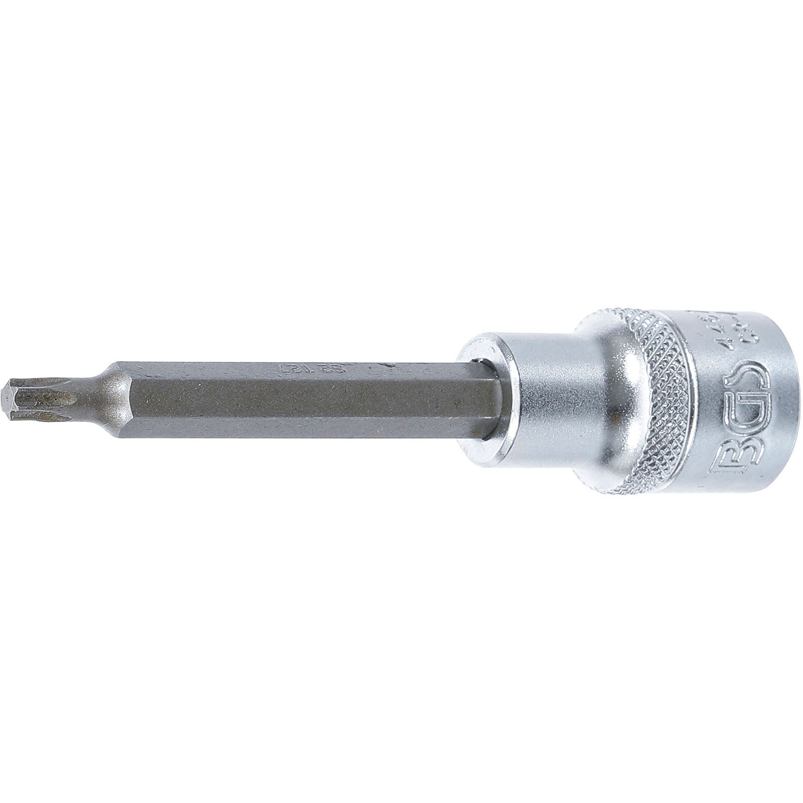 BGS Bit-Einsatz Länge 100 mm Antrieb Innenvierkant 12,5 mm (1/2") T-Profil (für Torx) T27 - 4467