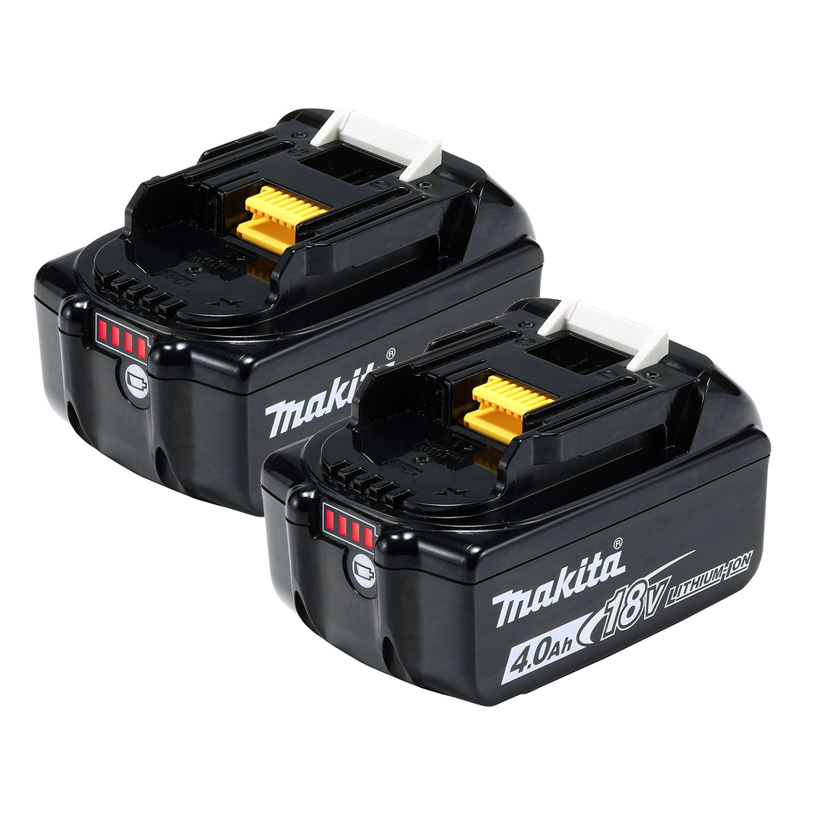 Makita 2x BL1840B Akku 4,0 Ah 18V Li-Ion - BL1840B-2x